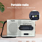BC-R21 Portable AM FM Radio Receiver Player Built-in Speaker with a Standard 3.5MM Headphones Handheld Lightweight Ultra Thin