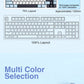 AULA F75 Mechanical Keyboard 2.4G Wireless/Bluetooth/Wired RGB PBT 75% Layout OEM Profile Gasket Customized Pc Gaming Keyboard