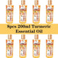 200ML Turmeric Essential Oil Facial Body Massage Moisturizing Diffuser Aromatherapy Face Body Care Smoothing Body face Skin Care