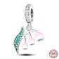 Fit Pandora 925 Original Bracelet 925 Silver Plate Flower Bird Series Charms Beads For Women Fashion DIY Jewelry Gifts Making